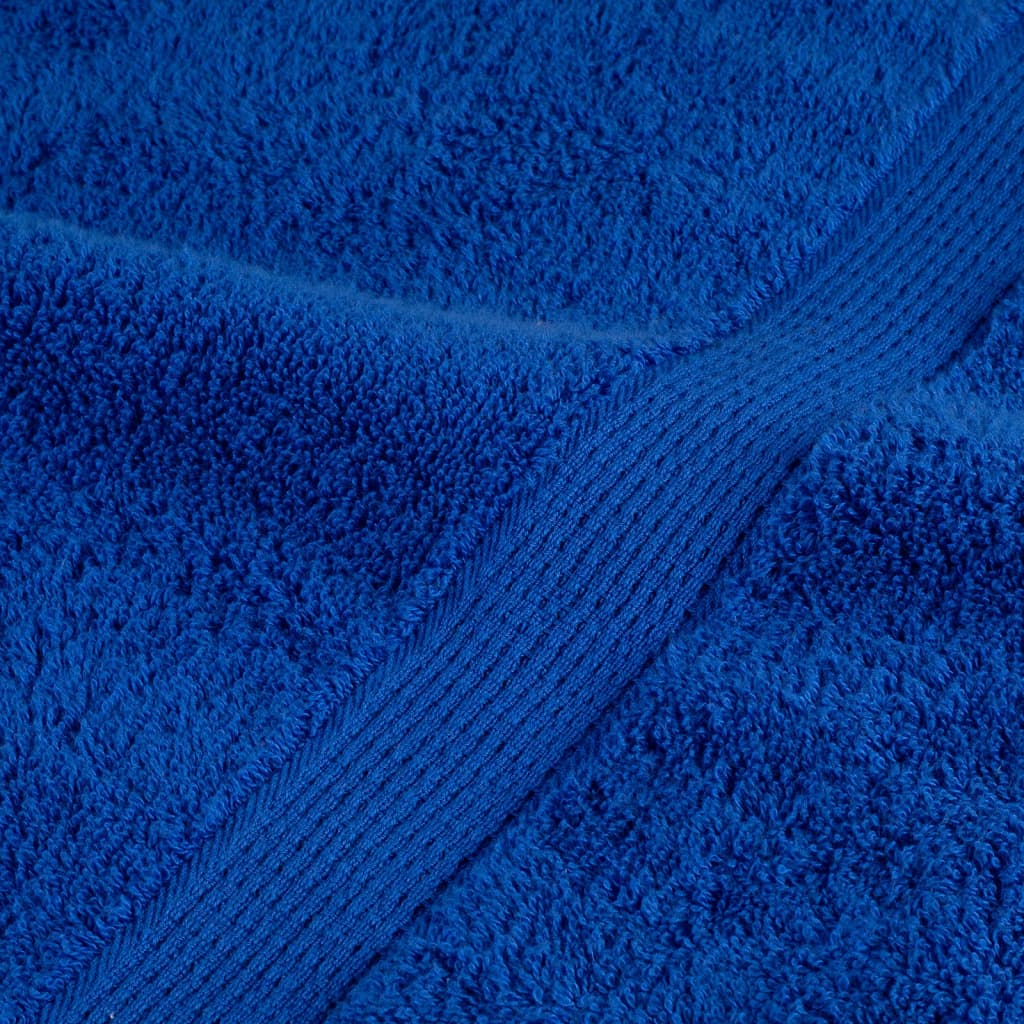 Premium dusjhåndklær SOLUND 4 stk blå 70x140 cm 600gsm