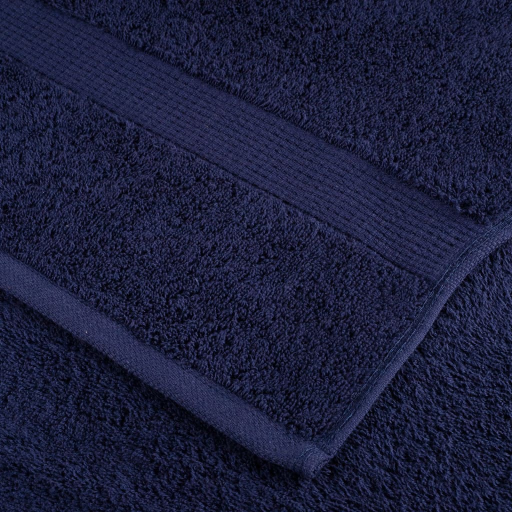 Premium vaskehåndklær SOLUND 2 stk marineblå 30x30cm 600gsm