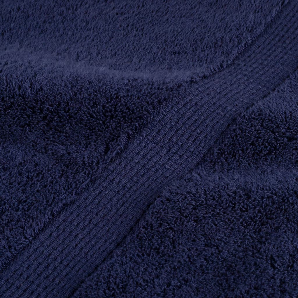 Premium vaskehåndklær SOLUND 2 stk marineblå 30x30cm 600gsm