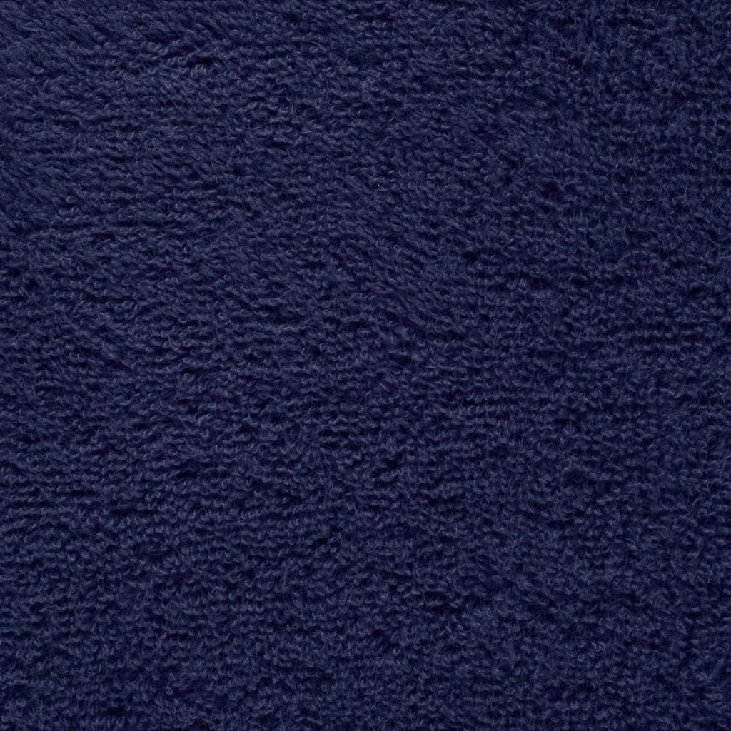 Premium gjestehåndklær SOLUND 2 stk marineblå 30x50 cm 600gsm