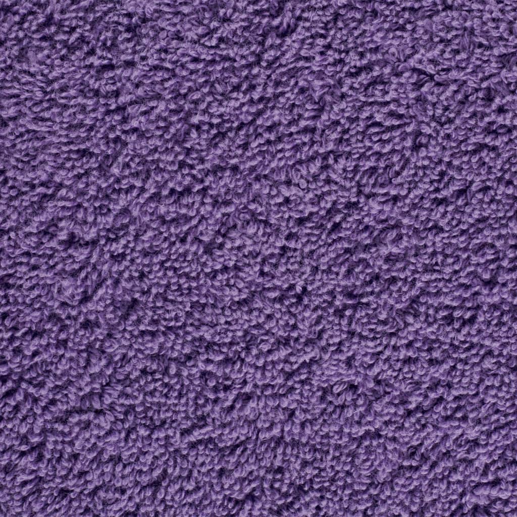 Premium vaskehåndklær SOLUND 10 stk lilla 30x30 cm 600 gsm