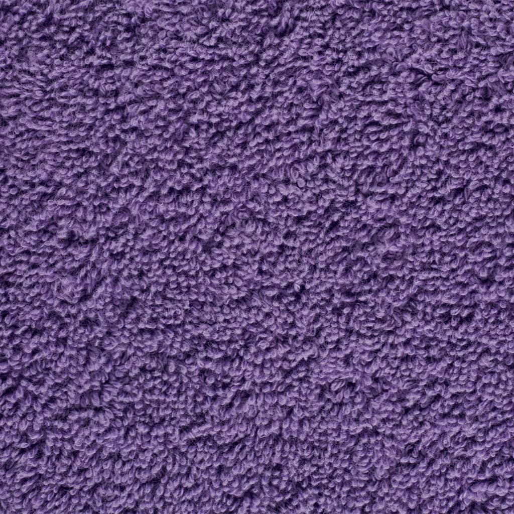 Premium dusjhåndklær SOLUND 10 stk lilla 70x140cm 600 g/m2