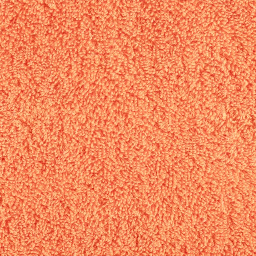 Premium håndklær SOLUND 10 stk oransje 50x100 cm 600 g/m2