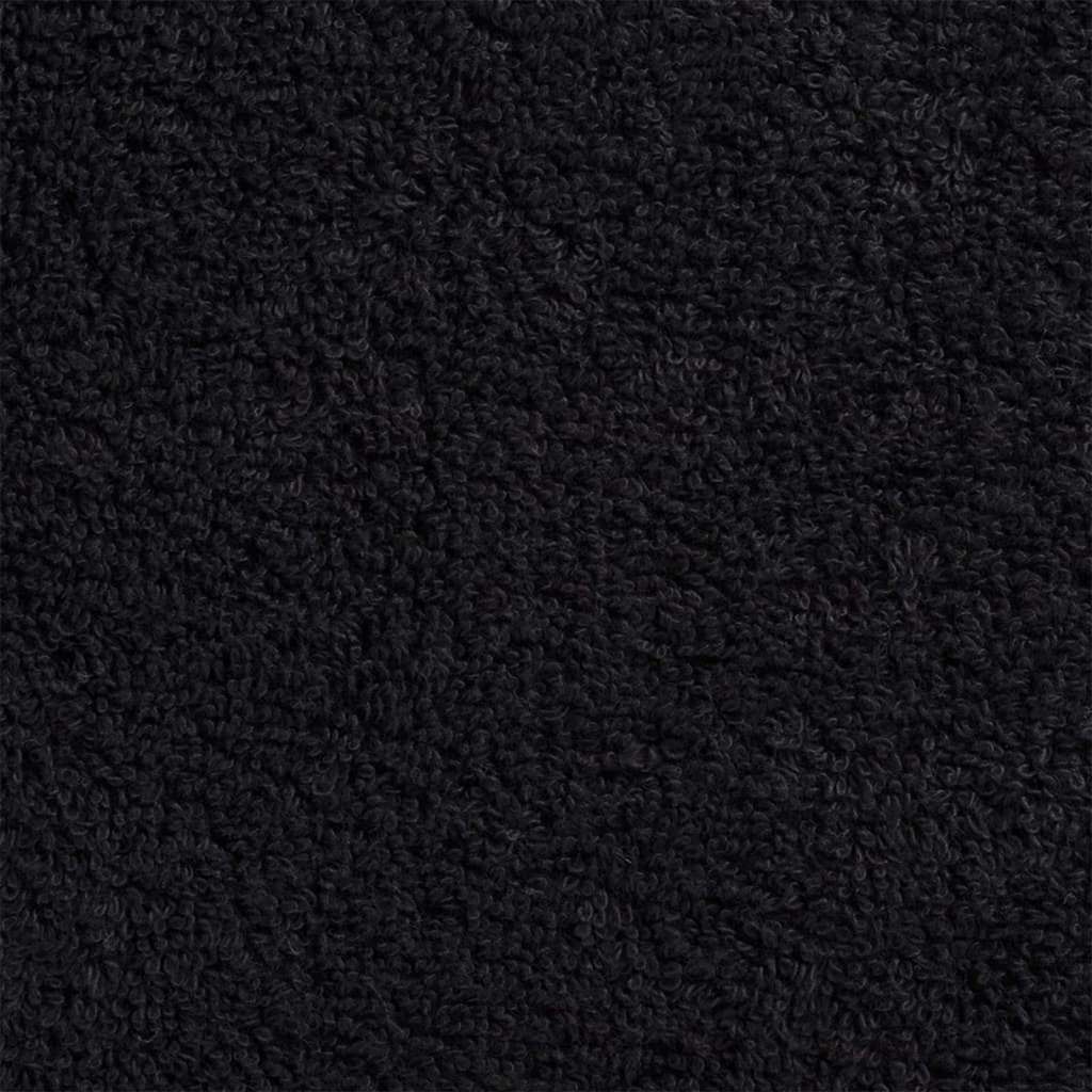 Gjesthåndkle SOLUND 4 stk. Svart 15 x 21 cm 550 gsm