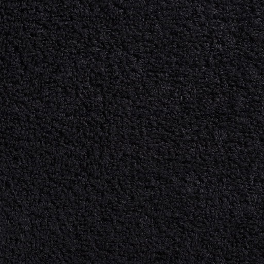 Premium håndklær SOLUND 4 stk svart 50x100cm 600 g/m2