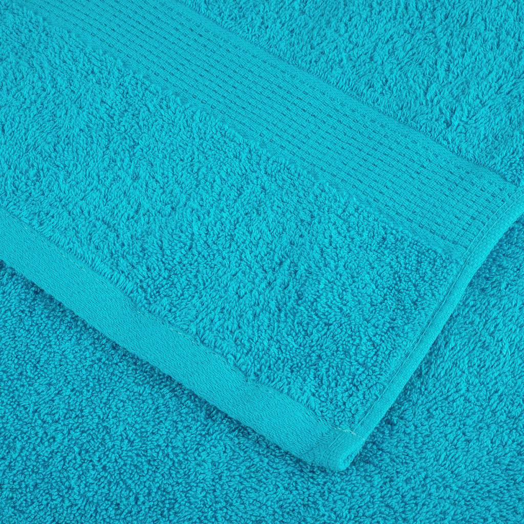 Premium vaskehåndklær SOLUND 2 stk turkis 30x30 cm 600 gsm
