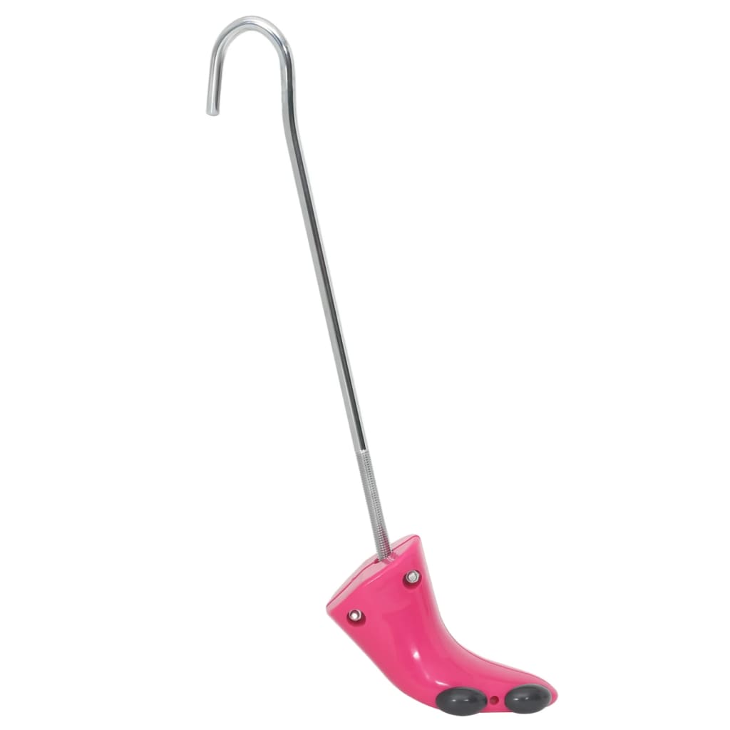 Støvelbårere med skohorn rosa EU 34-40 plast