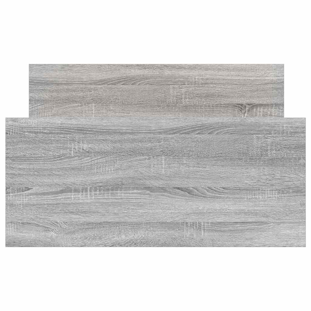 Sengeramme grå sonoma 90x190 cm konstruert tre