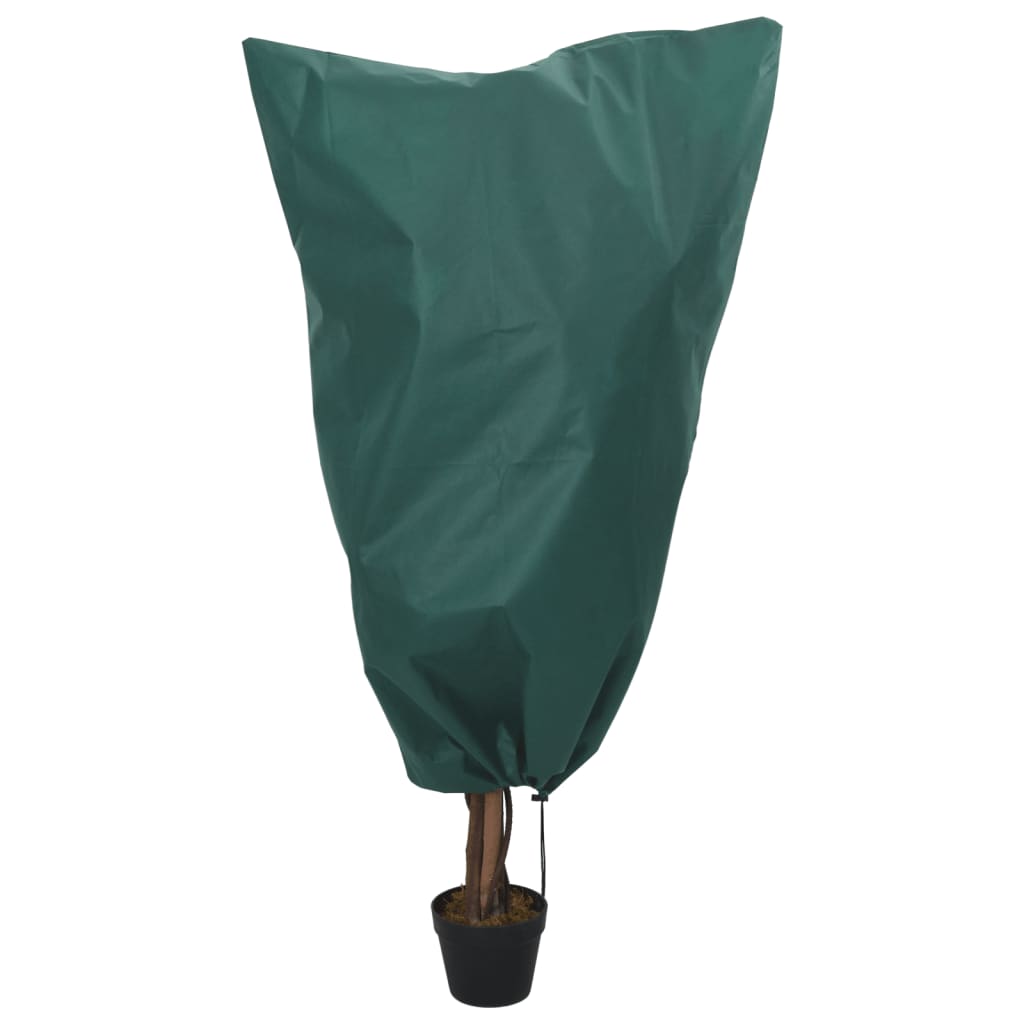 Plantefleecetrekk med snor 4 stk 70 g/m² 0,8x1 m