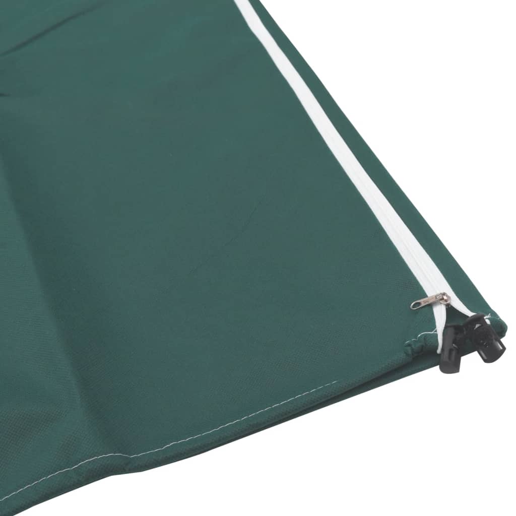 Plantefleecetrekk med glidelås 2 stk 70 g/m² 1x1,55 m