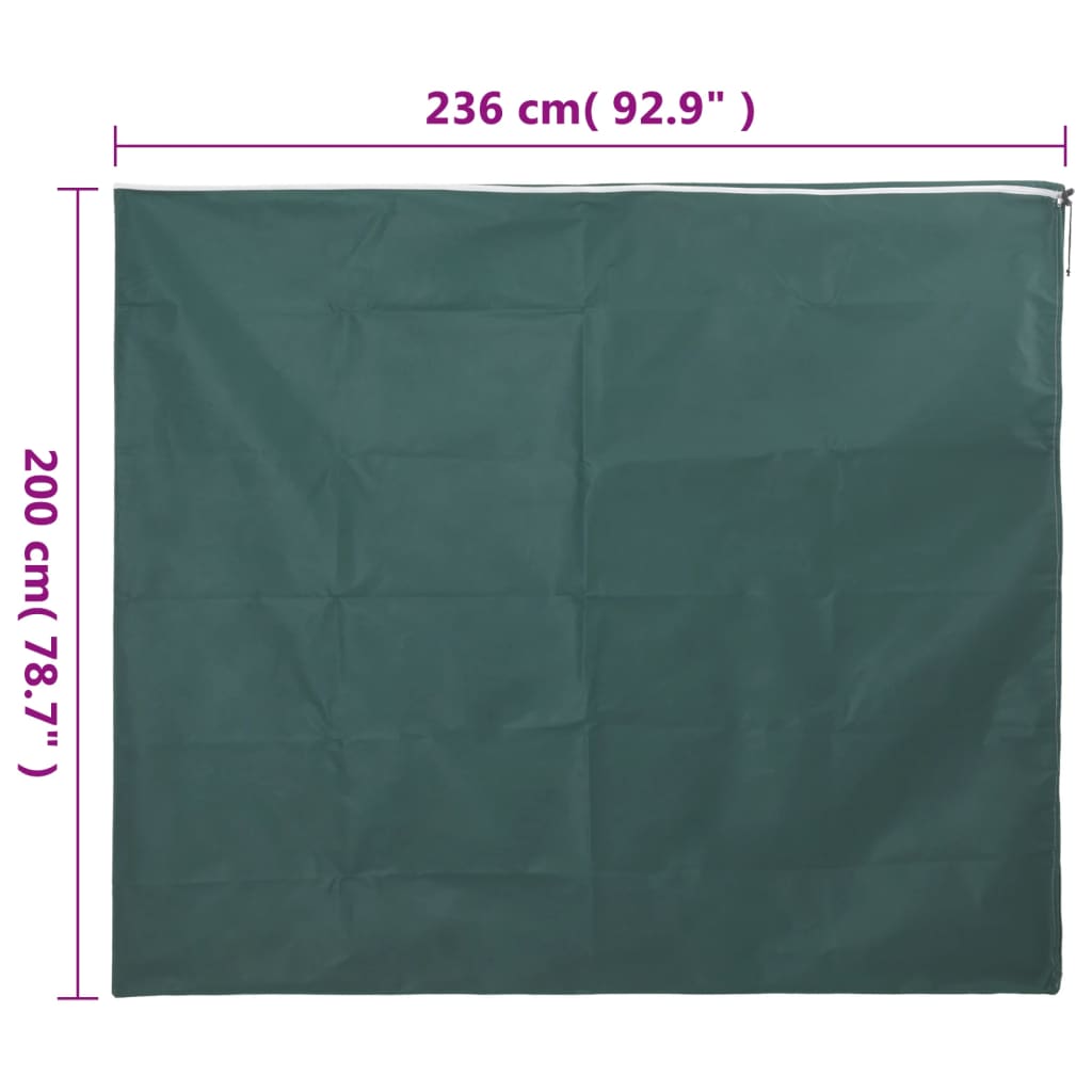 Plantefleecetrekk med glidelås 70 g/m² 2,36x2 m