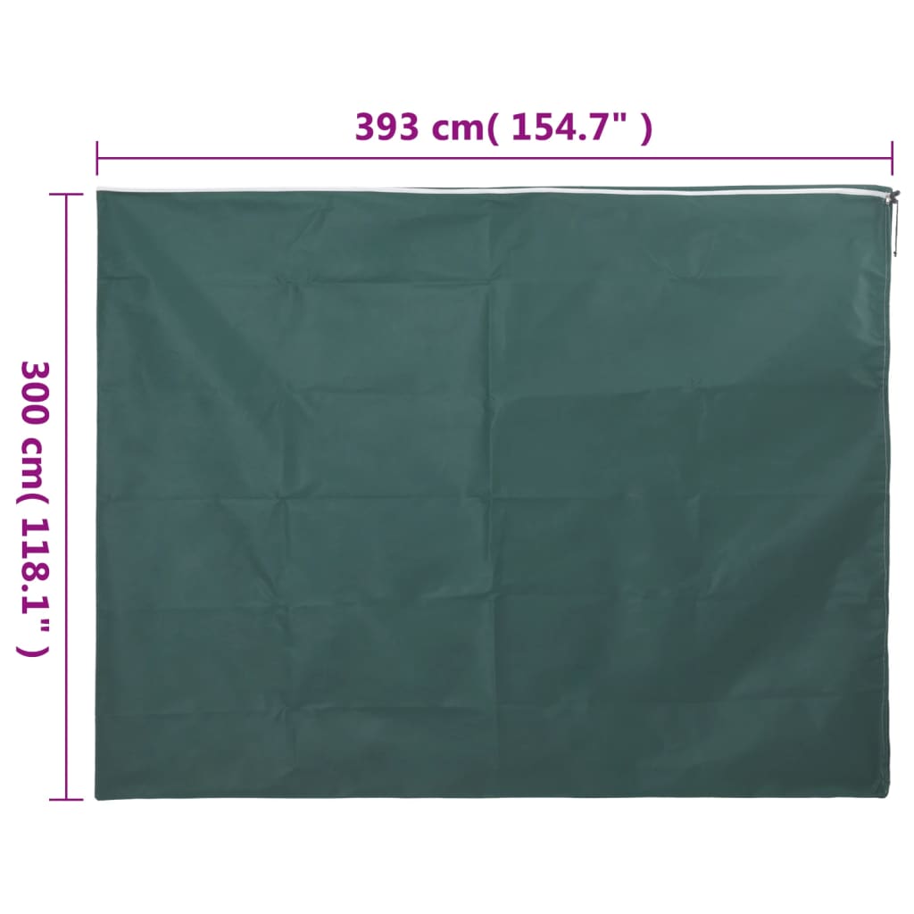Plantefleecetrekk med glidelås 70 g/m² 3,93x3 m