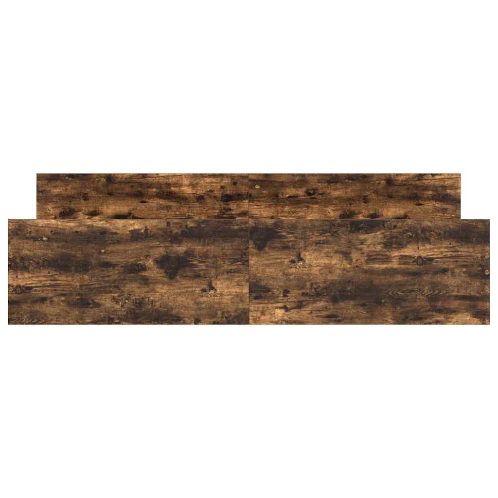 Sengeramme med hode- og fotgavl røkt eik 160x200 cm
