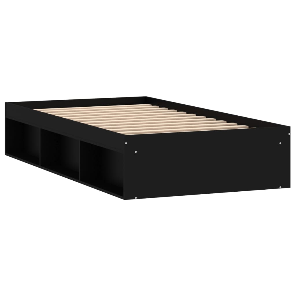 Sengeramme svart 90x200 cm