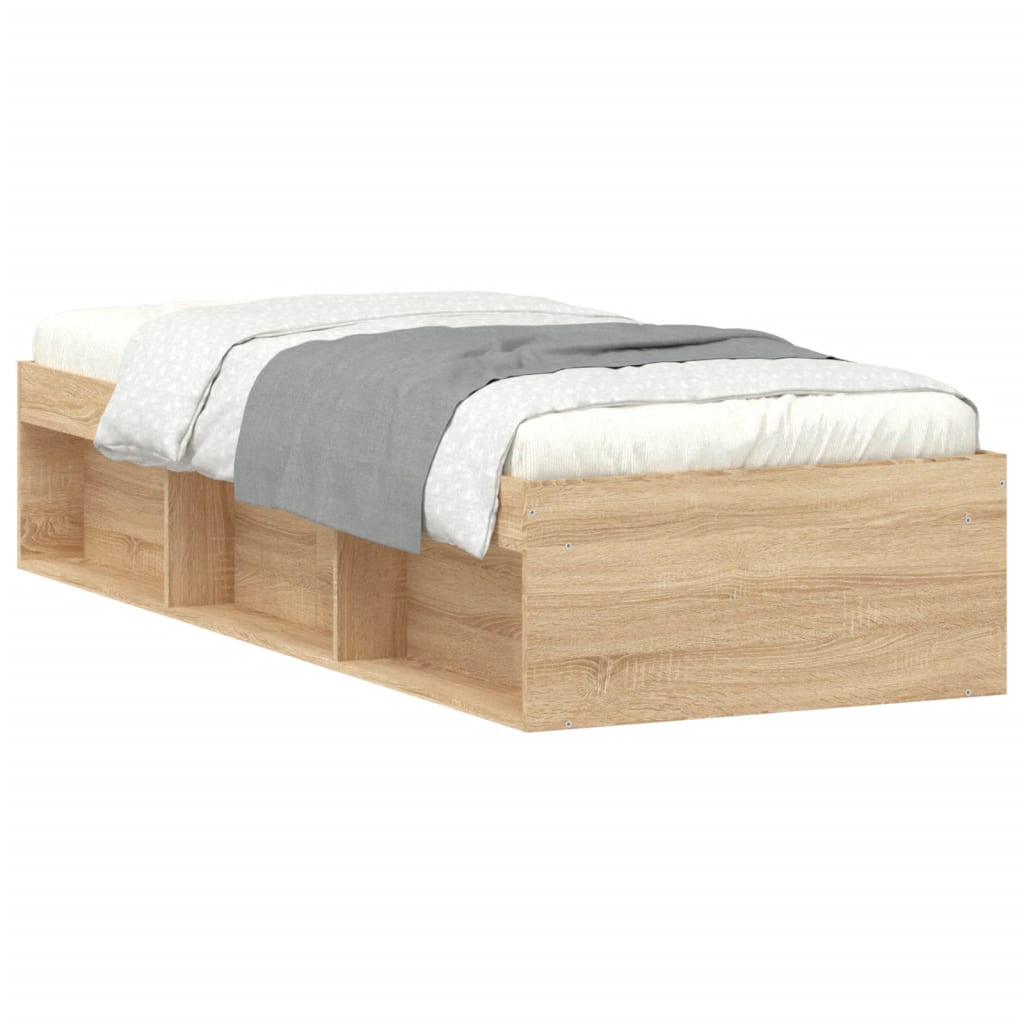Sengeramme sonoma eik 75x190 cm