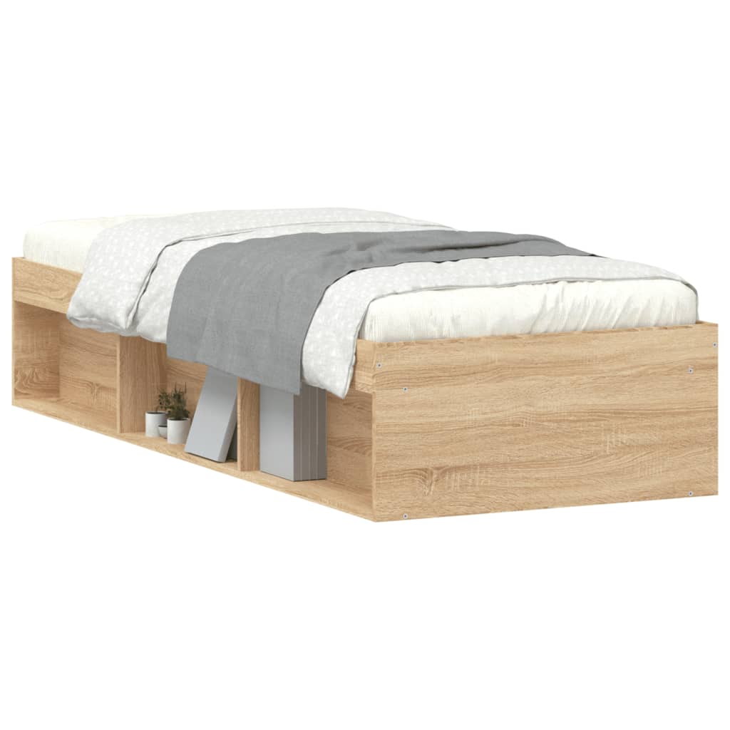 Sengeramme sonoma eik 75x190 cm