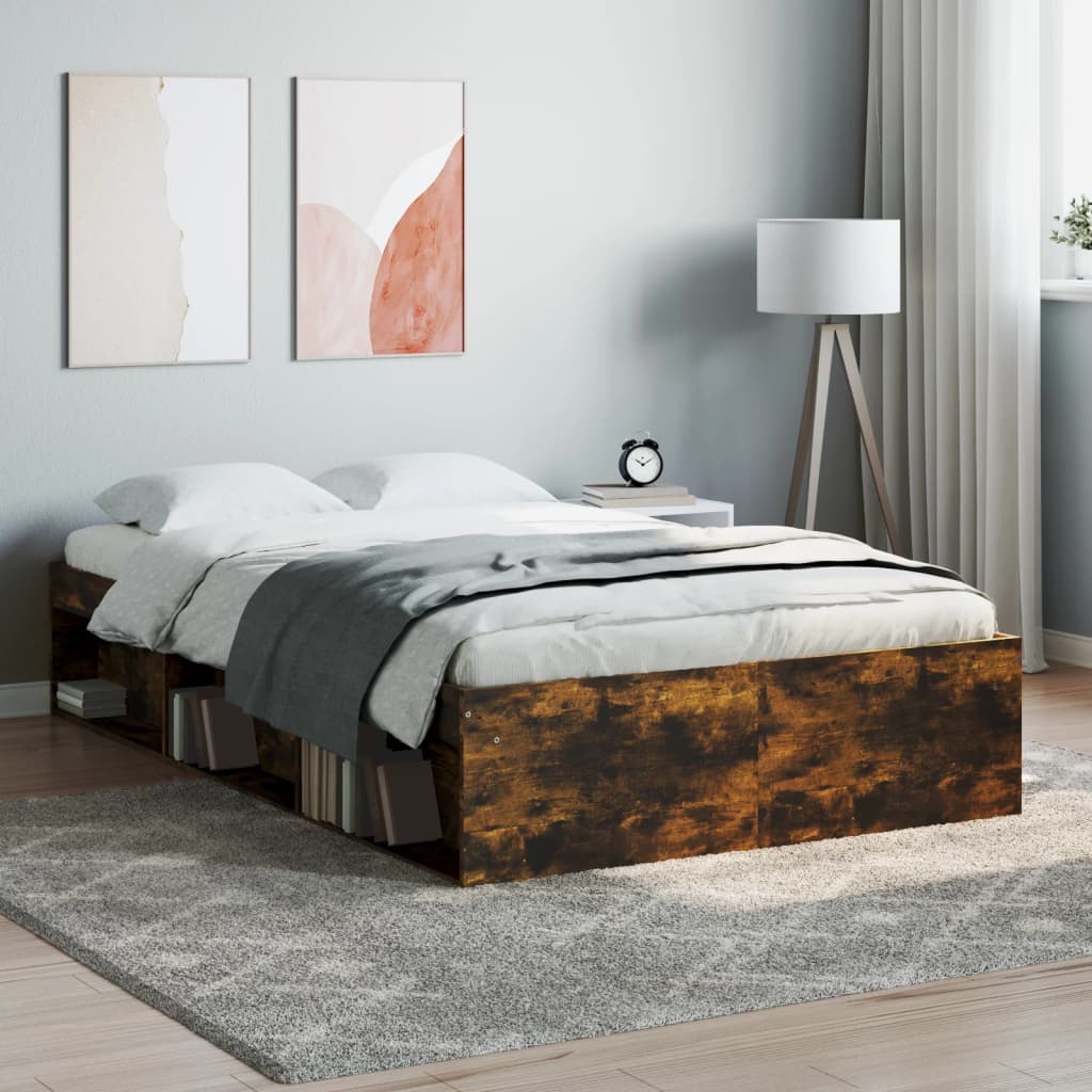 Sengeramme røkt eik 120x200 cm