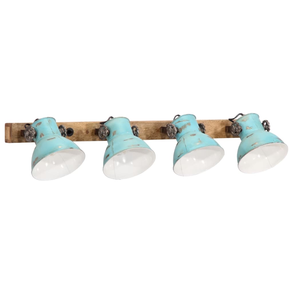 Vegglampe 25 W denimblå 90x25 cm E27