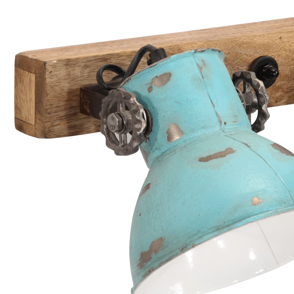 Vegglampe 25 W denimblå 90x25 cm E27