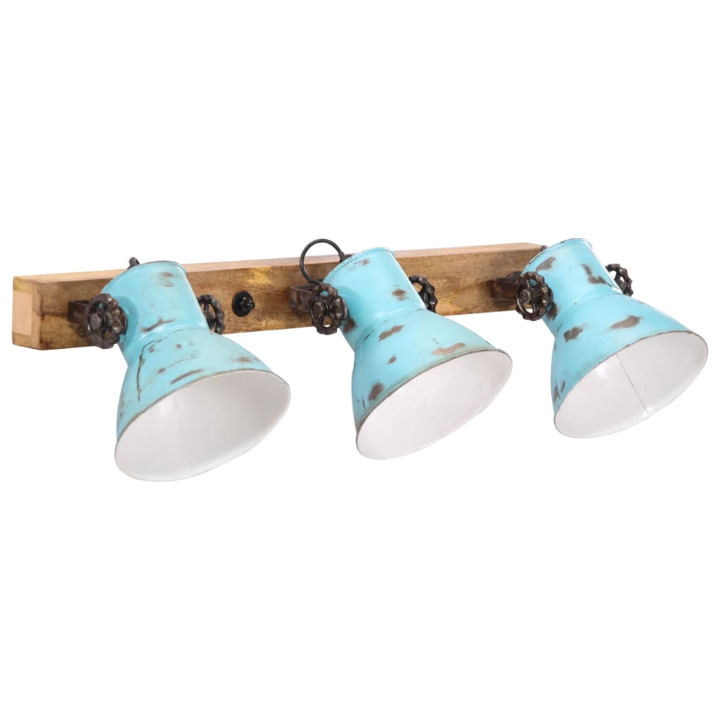 Vegglampe 25 W denimblå 65x25 cm E27