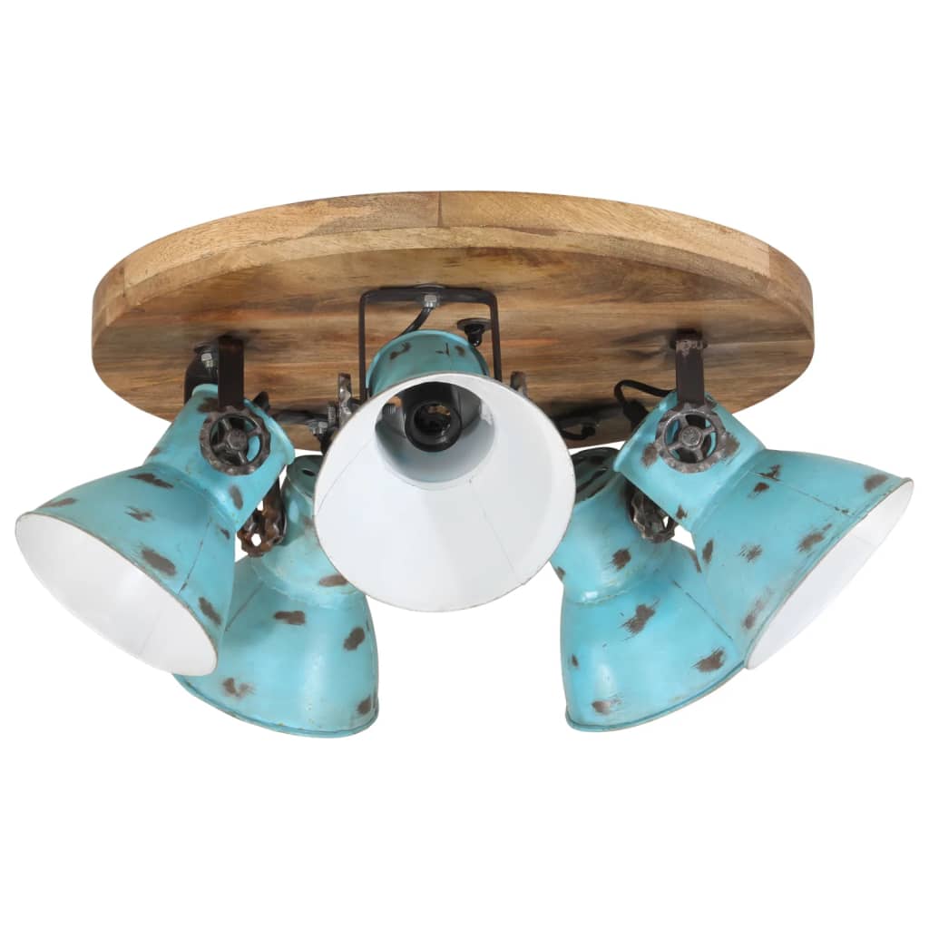 Taklampe 25 W denimblå 50x50x25 cm E27