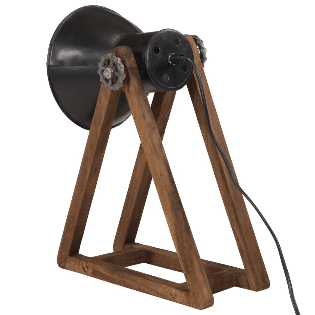 Skrivebordslampe 25 W svart 30x17x40 cm E27