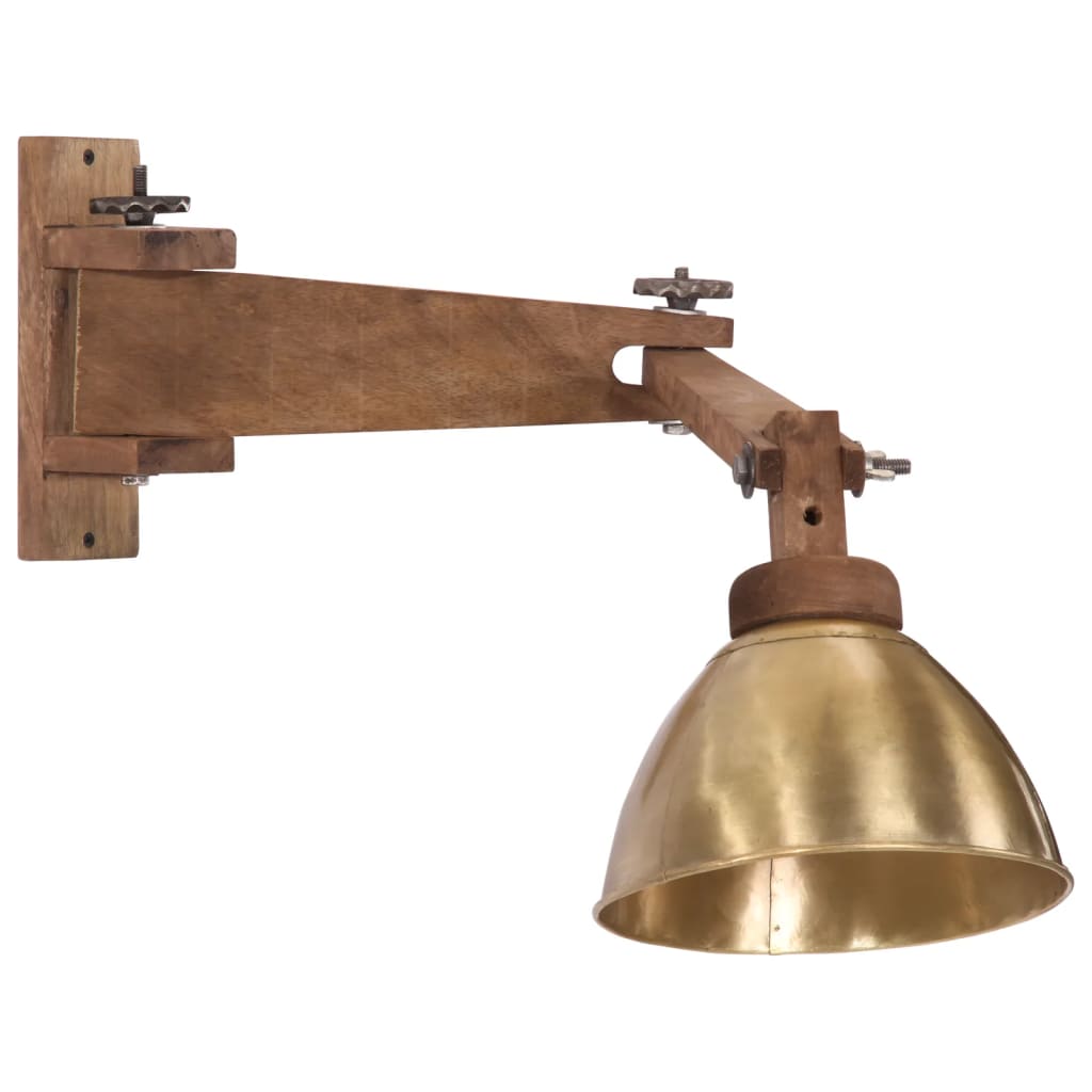 Vegglampe 25 W antikk messing E27