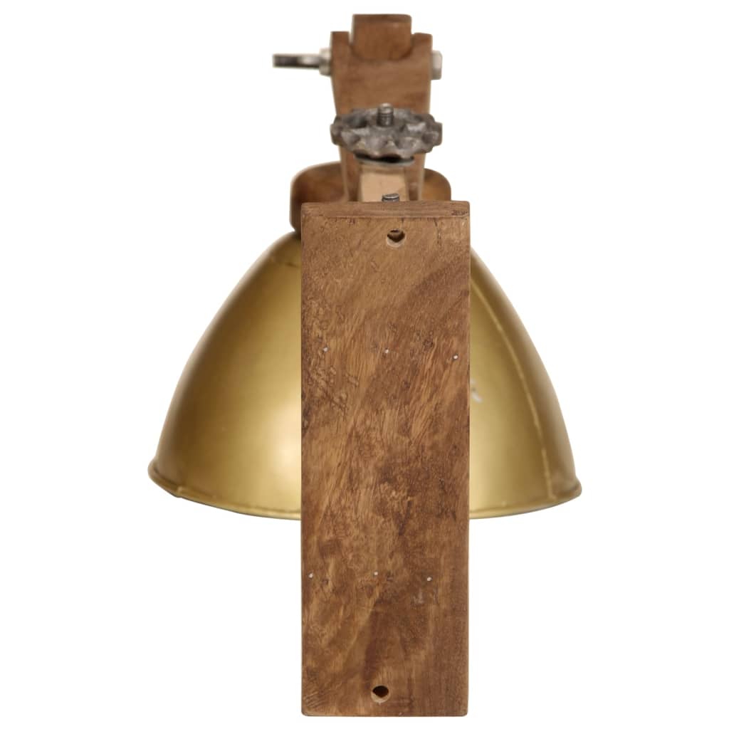 Vegglampe 25 W antikk messing E27