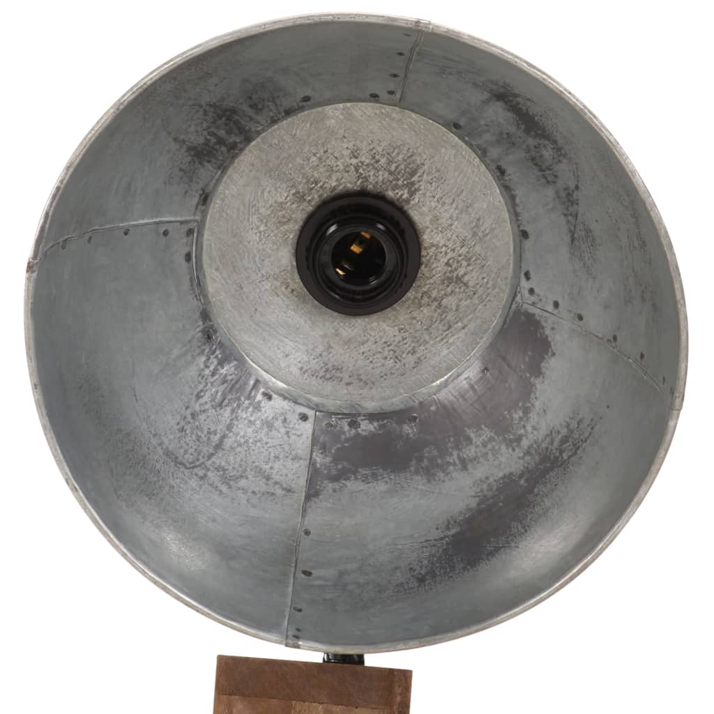 Gulvlampe 25 W vintage sølv 45x45x120 cm E27