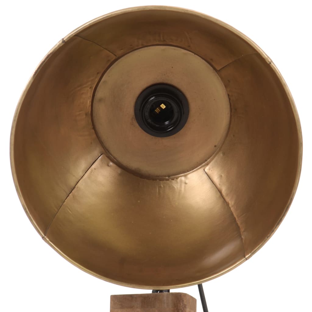 Gulvlampe 25 W vintage messing 45x45x120 cm E27