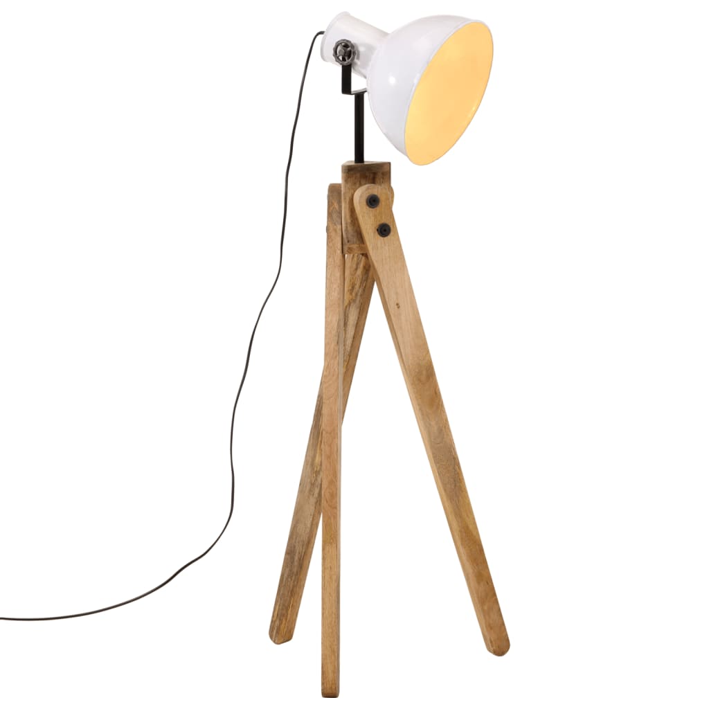Gulvlampe 25 W hvit 45x45x120 cm E27