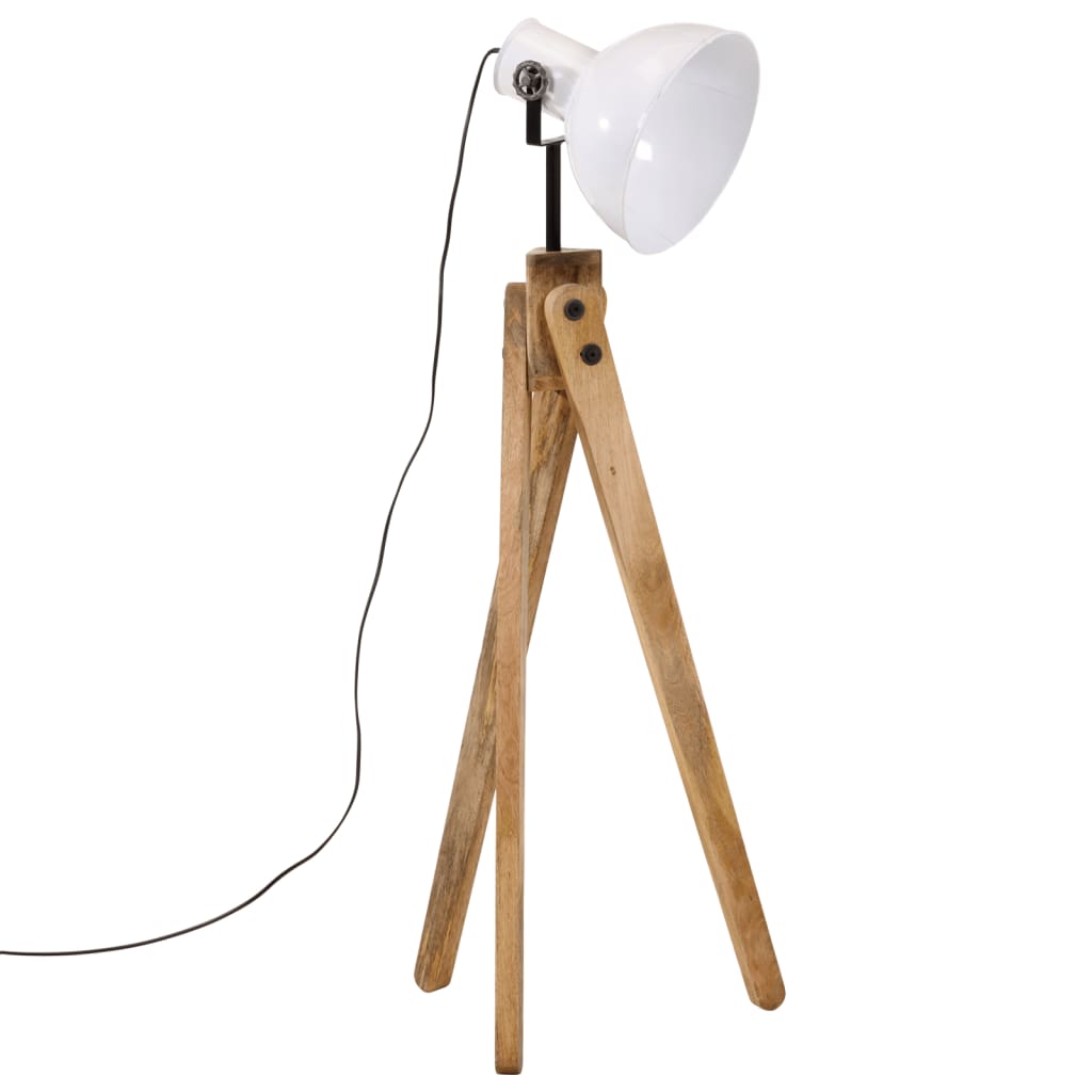Gulvlampe 25 W hvit 45x45x120 cm E27