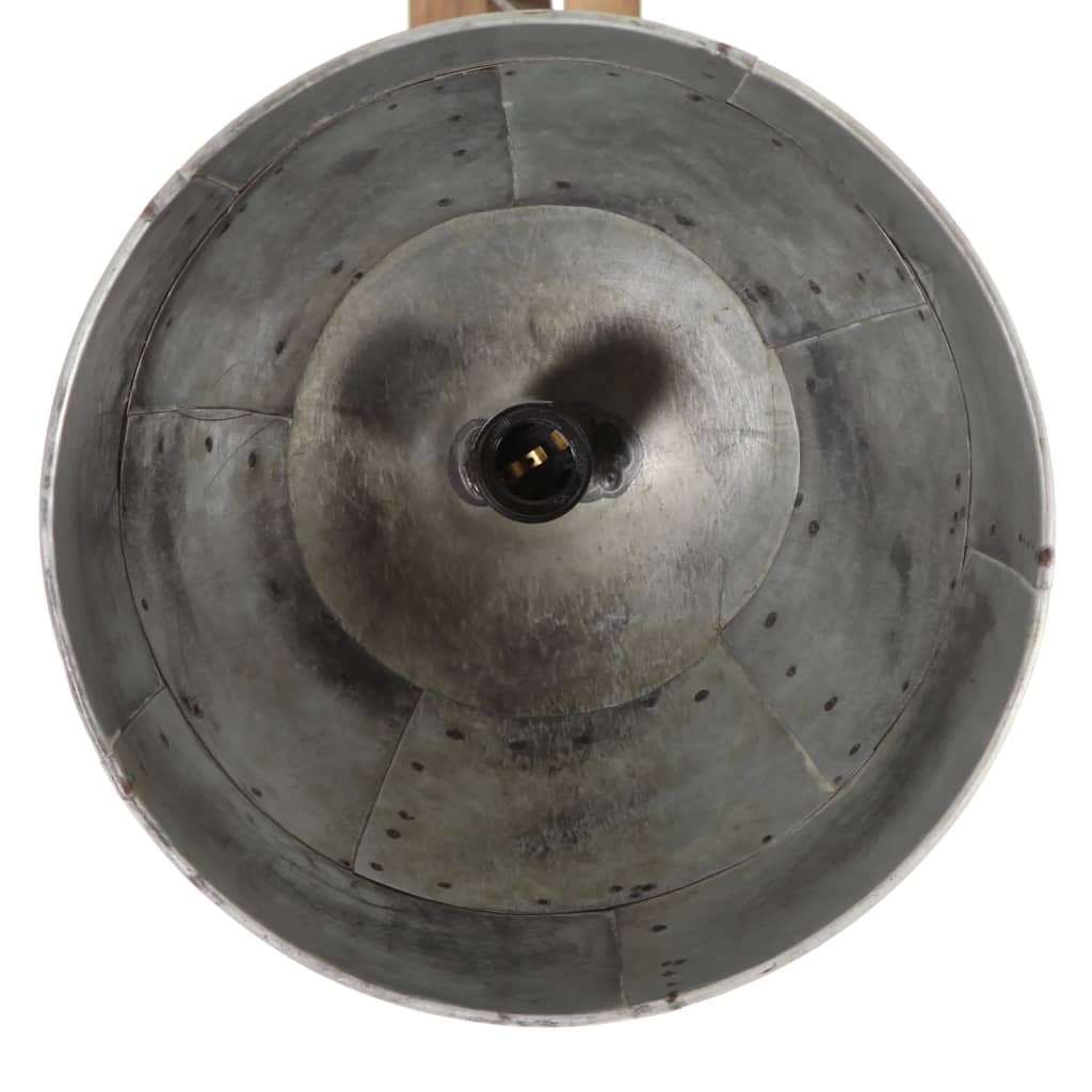 Taklampe 25 W vintage sølv 105x30x65-108 cm E27