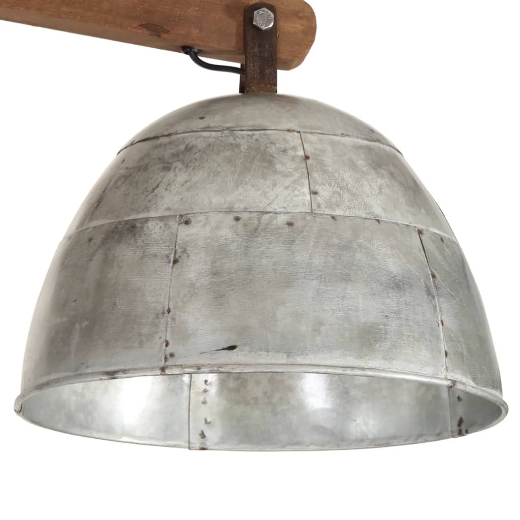 Taklampe 25 W vintage sølv 105x30x65-108 cm E27