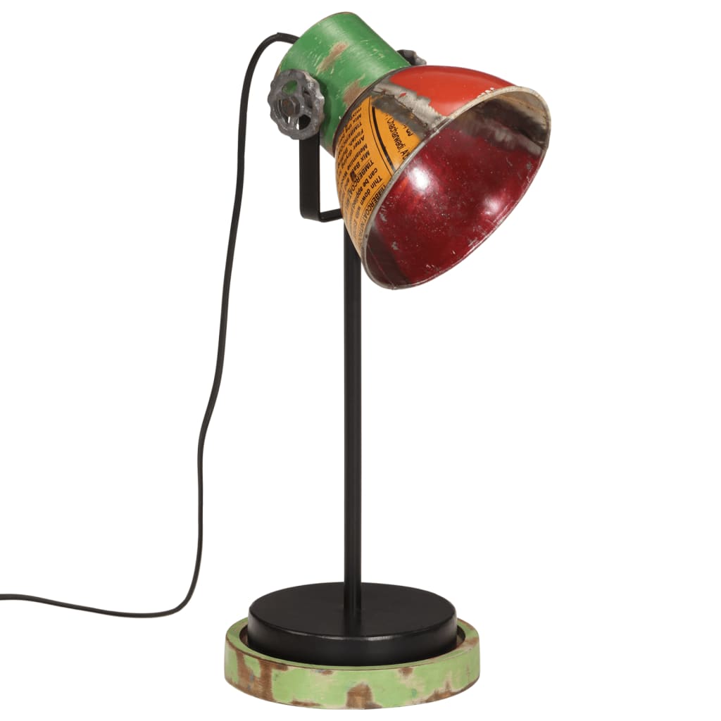 Skrivebordslampe 25 W flerfarget 17x17x50 cm E27