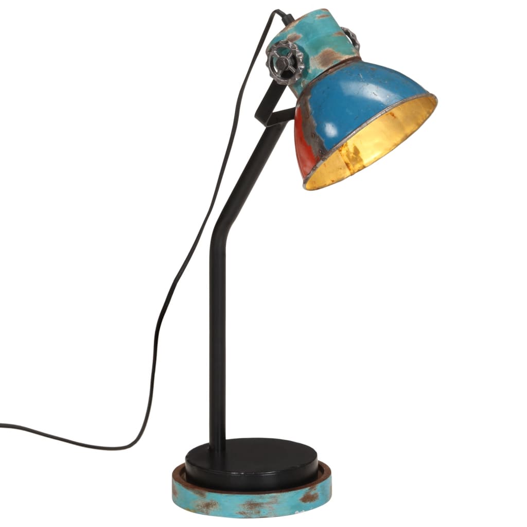 Skrivebordslampe 25 W flerfarget 18x18x60 cm E27