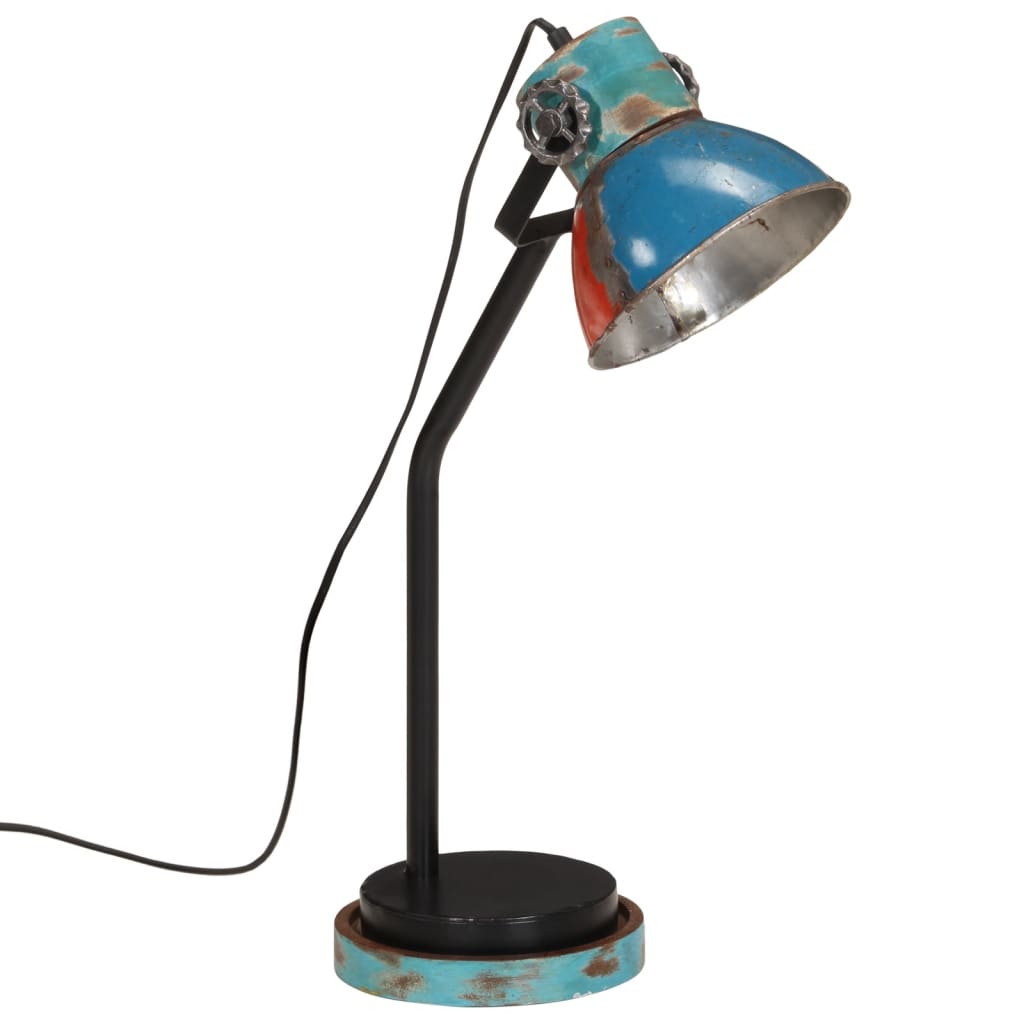 Skrivebordslampe 25 W flerfarget 18x18x60 cm E27