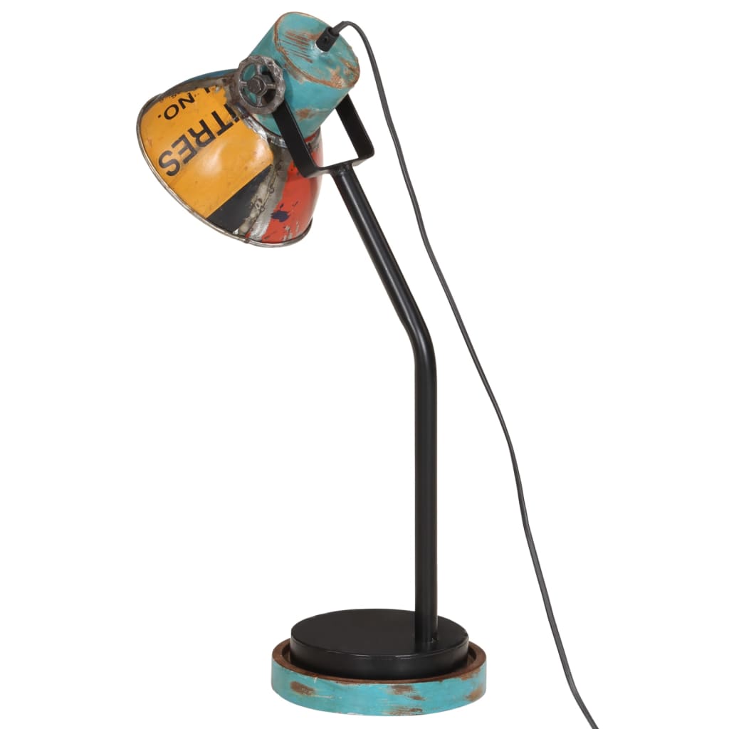 Skrivebordslampe 25 W flerfarget 18x18x60 cm E27
