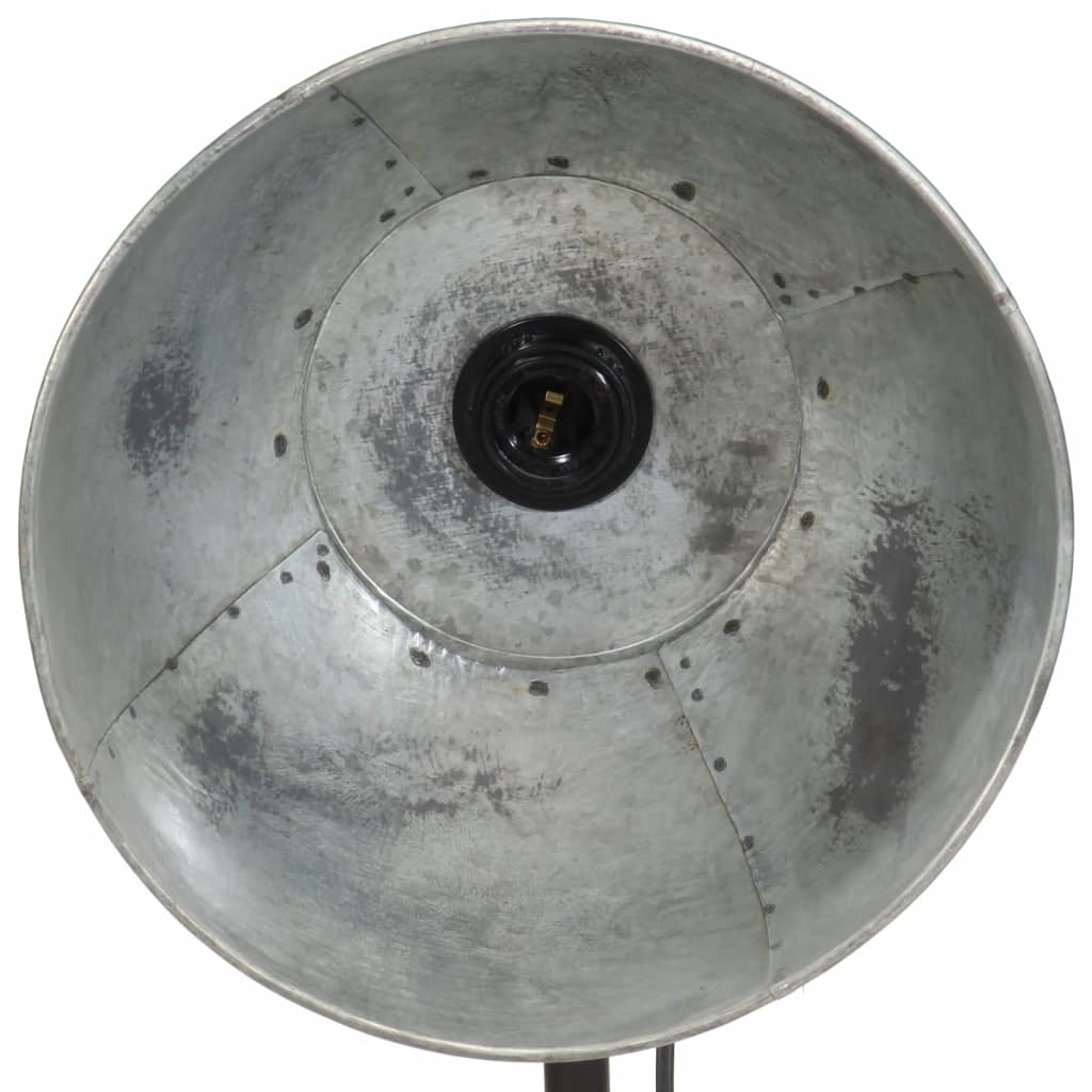 Gulvlampe 25 W vintage sølv 30x30x100-150 cm E27