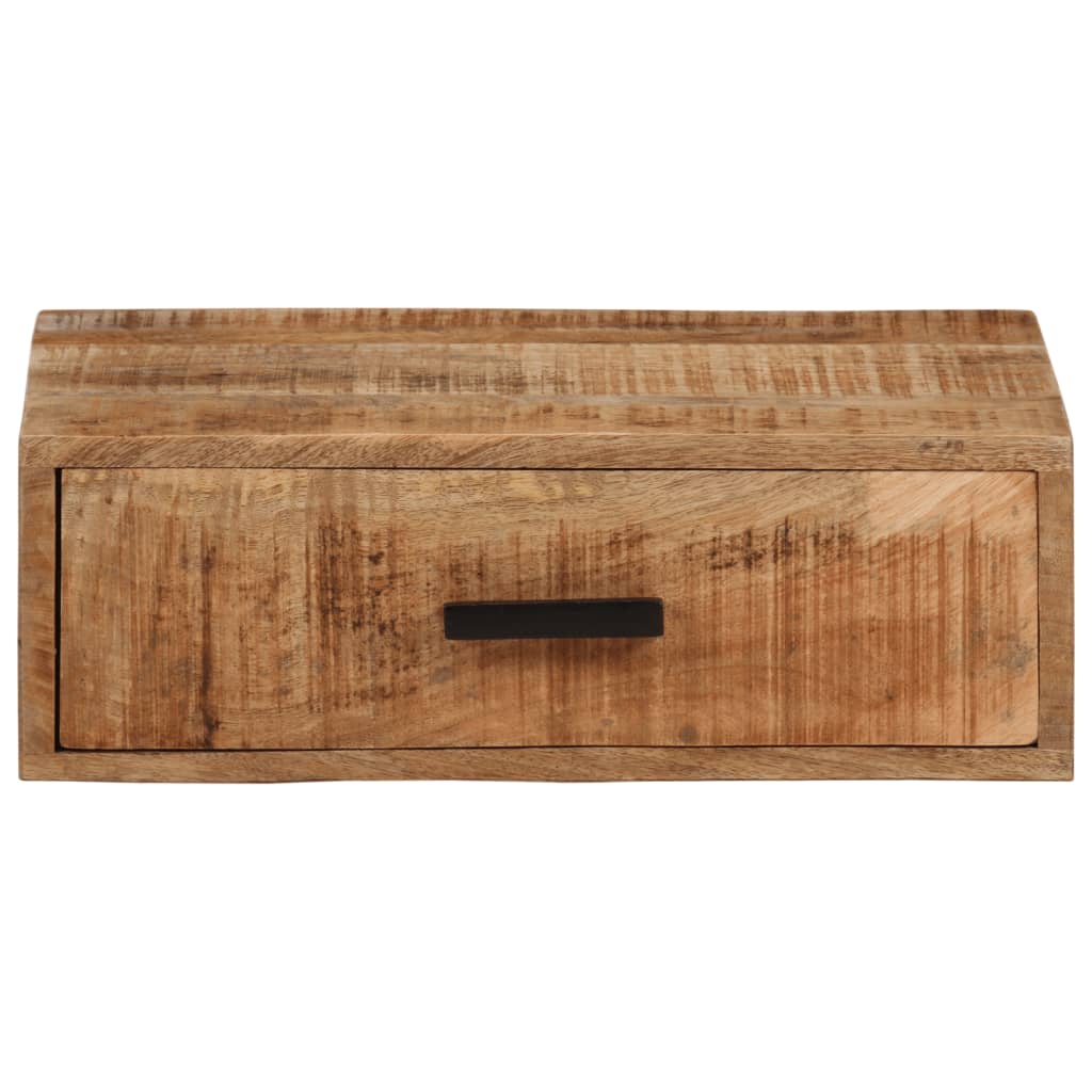 Vegghengt nattbord 40x30x13,5 cm heltre mango