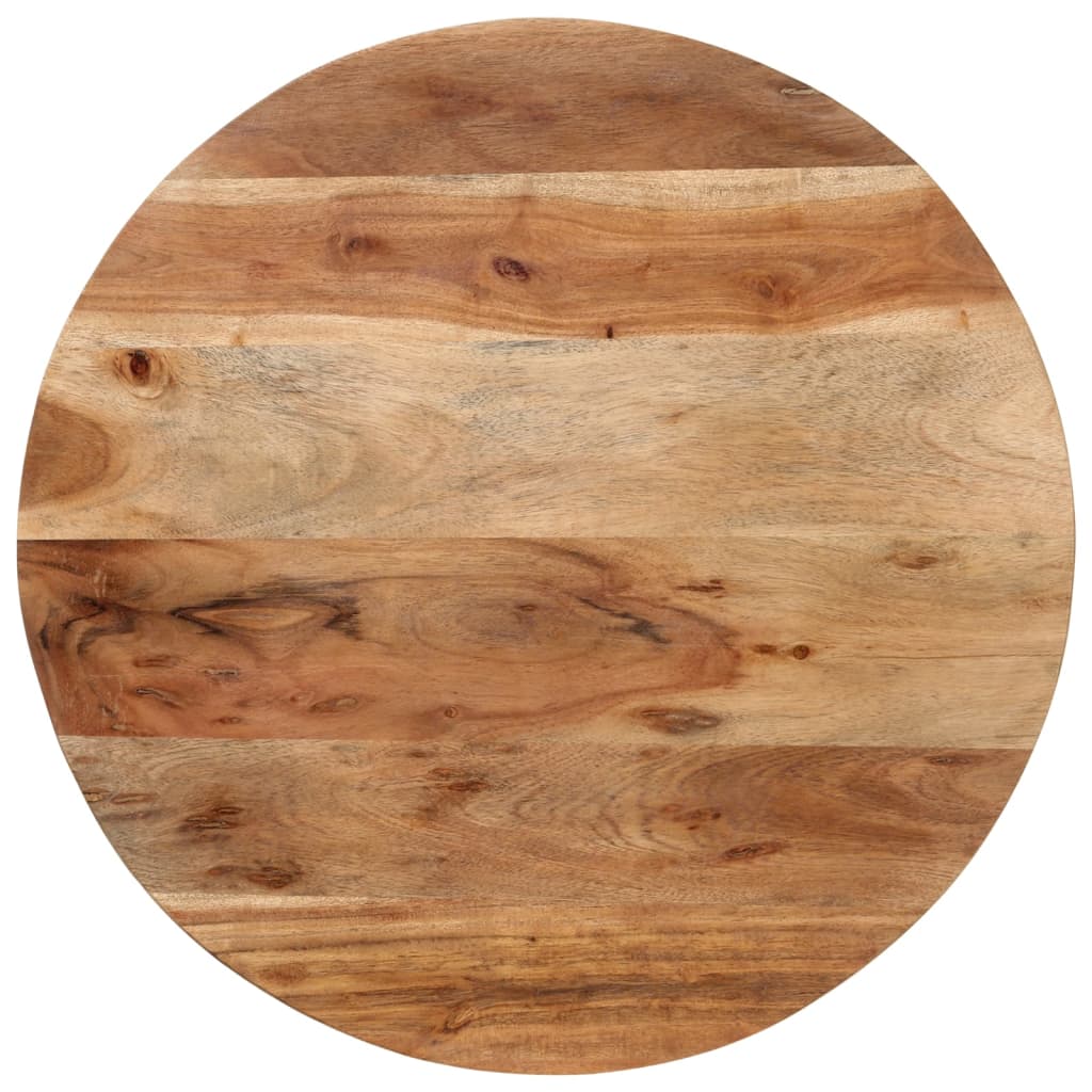 Salongbord 55x55x45 cm heltre akasie og jern