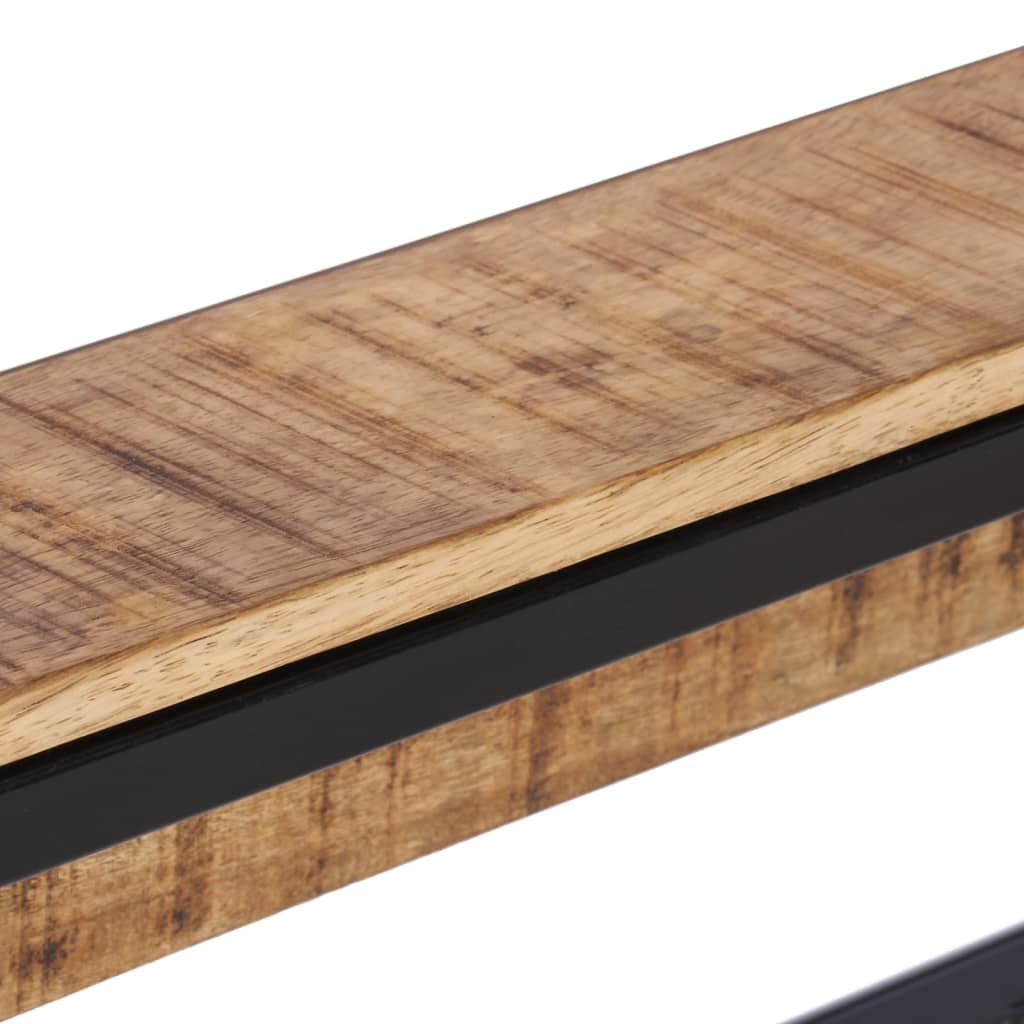 Knaggrekke 87x10x27 cm heltre grovt mangotre