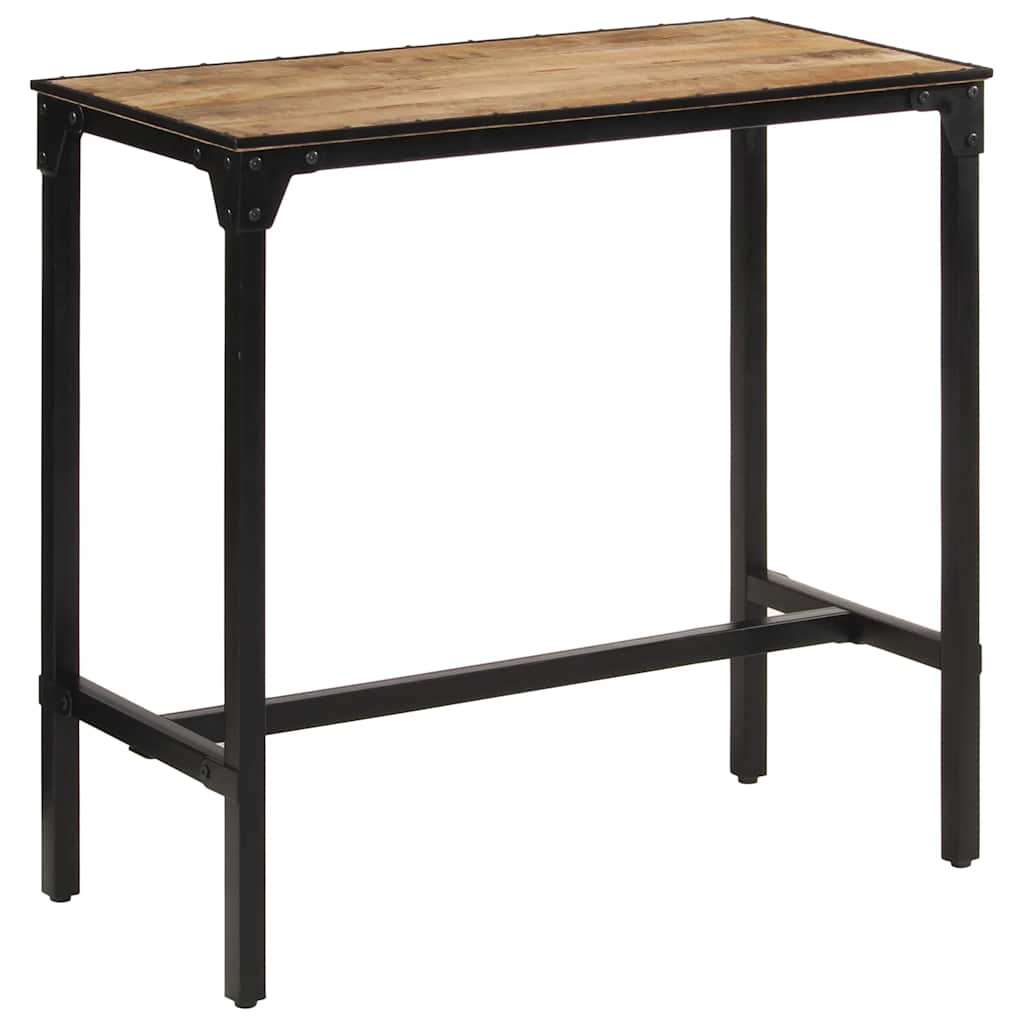Barbord 110x55x107 cm grovt heltre mangotre
