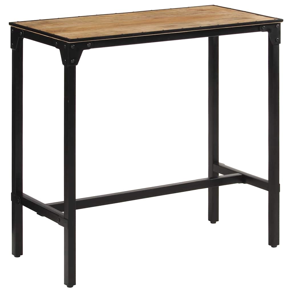Barbord 110x55x107 cm grovt heltre mangotre