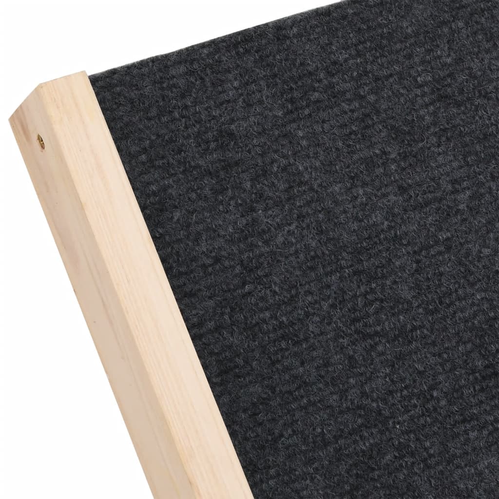 Hunderampe grå 70x35 cm heltre gran