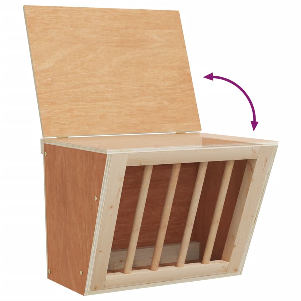 Høymater for kanin 25x18,5x20,5 cm heltre gran
