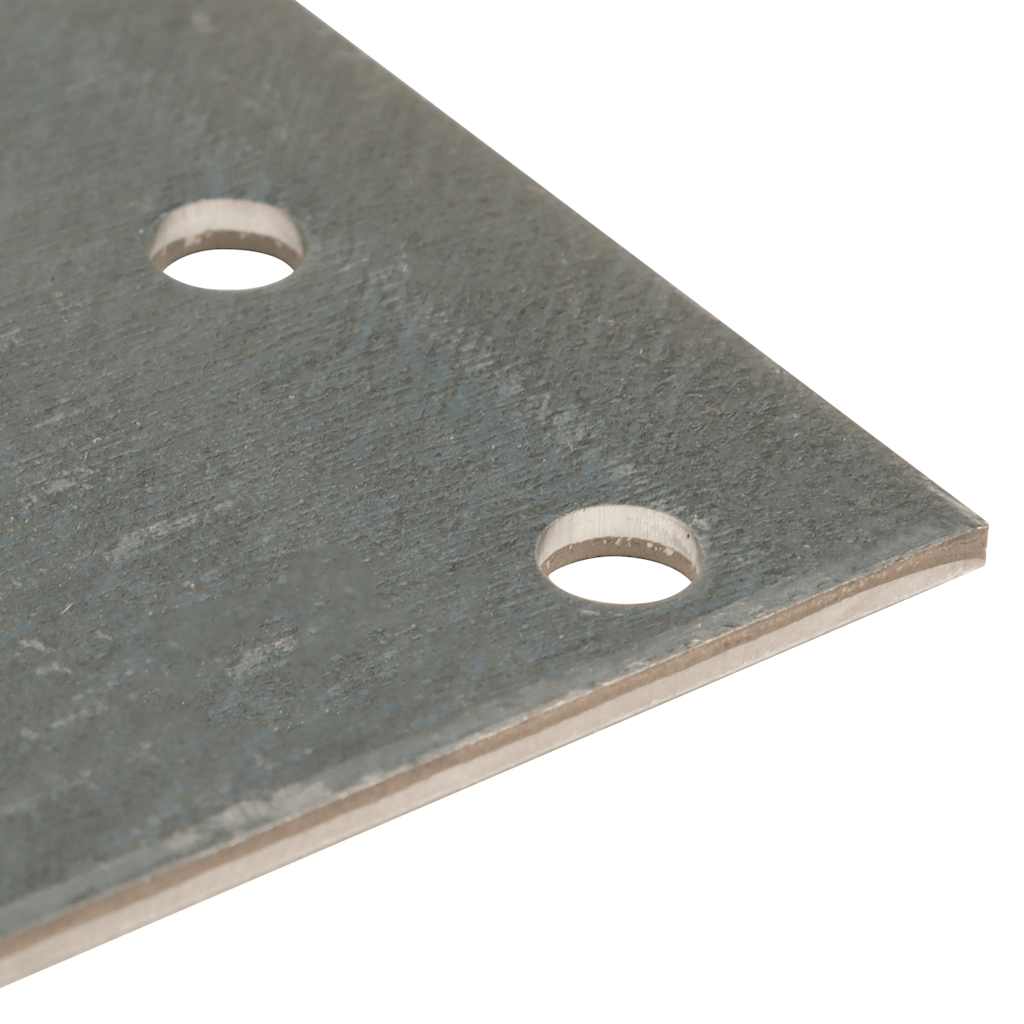 Perforerte plater 20 stk 2 mm 300x80 mm Galvanisert stål