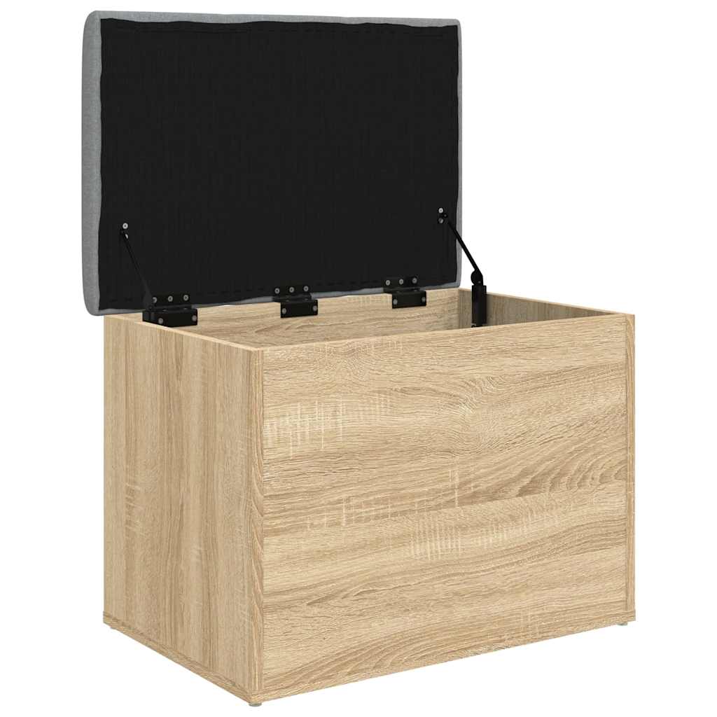 Oppbevaringsbenk Sonoma eik 62x42x45 cm konstruert tre