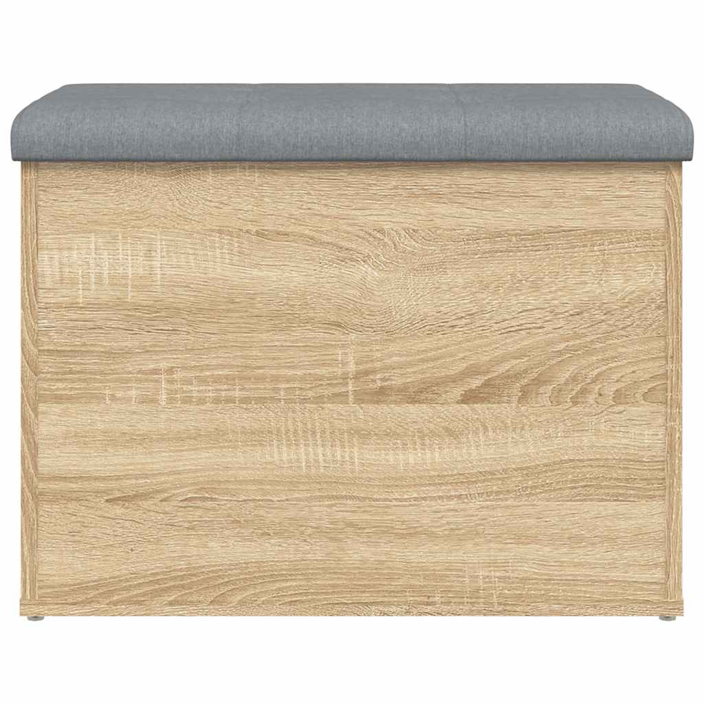 Oppbevaringsbenk Sonoma eik 62x42x45 cm konstruert tre