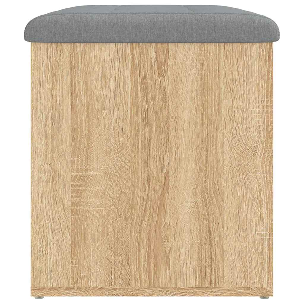 Oppbevaringsbenk Sonoma eik 62x42x45 cm konstruert tre
